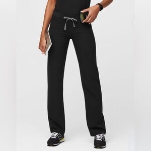 NWT Figs Women’s Livingston Basic Scrub Pant, Black, Size xs